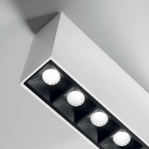 Plafoniera Ideal Lux Lika 12,5W 3000K Surface Wh Led, Alb, 248530, Italia
