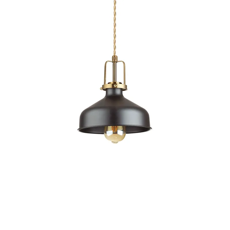 Pendul Ideal Lux Eris-2 Sp1 Nero E27, Auriu, 249063, Italia