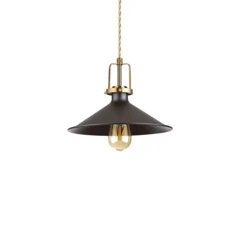 Pendul Ideal Lux Eris-3 Sp1 Nero E27, Auriu, 249070, Italia