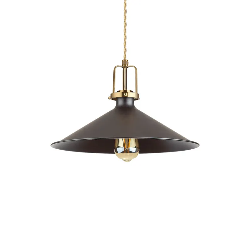 Pendul Ideal Lux Eris-4 Sp1 Nero E27, Auriu, 249087, Italia