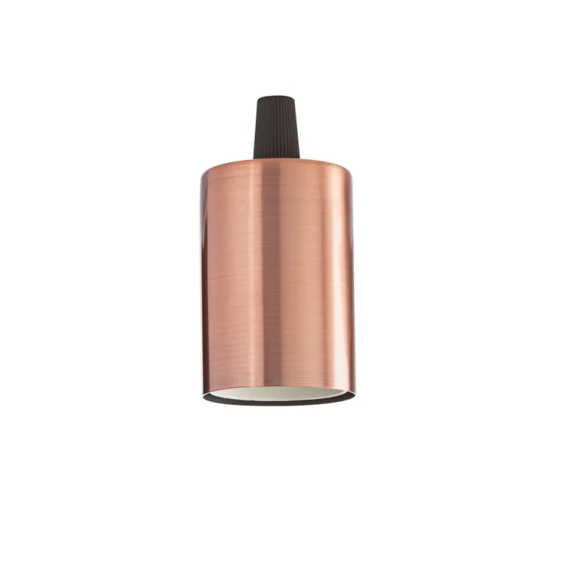 Pendul fara Cablu Ideal Lux Portalampada E27 Liscio Rame Brunito E27, Cupru, 249254, Italia