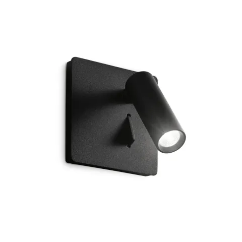 Aplica Ideal Lux Lite Ap Nero LED, Negru, 250113, Italia