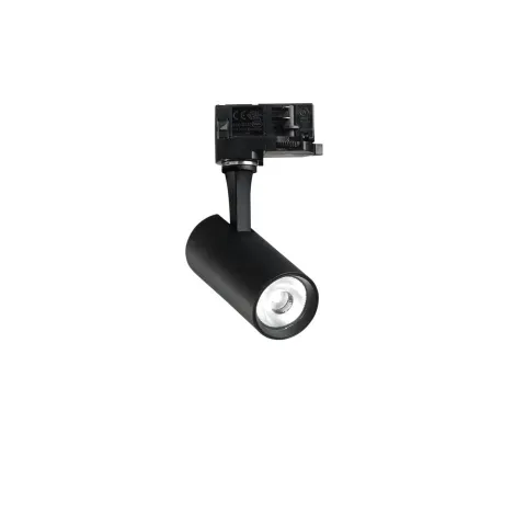Spot Sina 1 Faza Ideal Lux Fox 08W Cri80 41° 3000K Bk Led, Negru, 250403, Italia