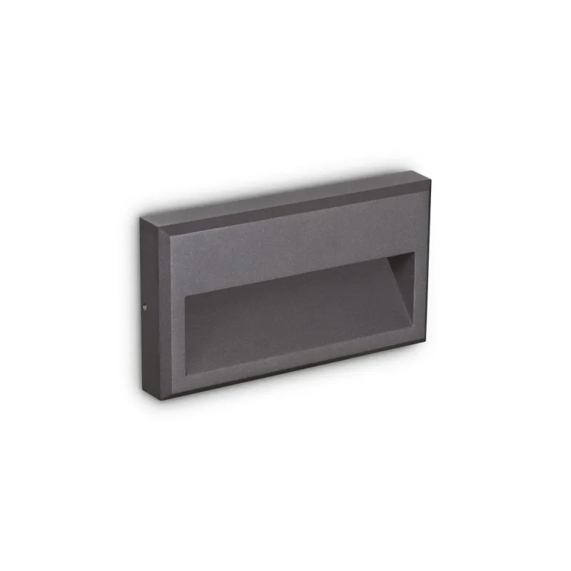 Aplica Scara Ideal Lux Febe-1 Ap Antracite Led, Antracit, 250854, Italia