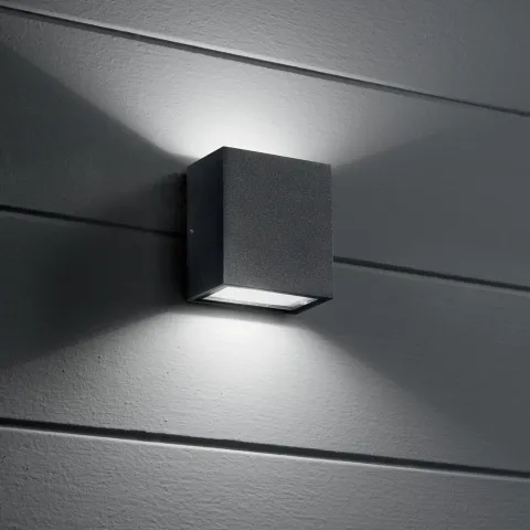 Aplica Exterior Ideal Lux Argo Antracite 3000K Led, Antracit, 250946, Italia