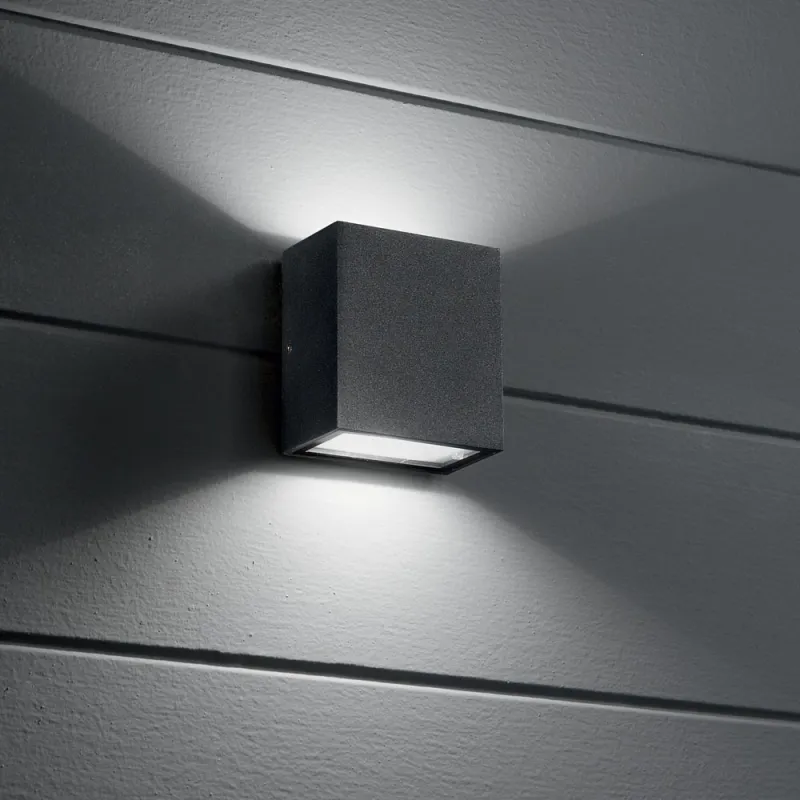 Aplica Exterior Ideal Lux Argo Antracite 3000K Led, Antracit, 250946, Italia