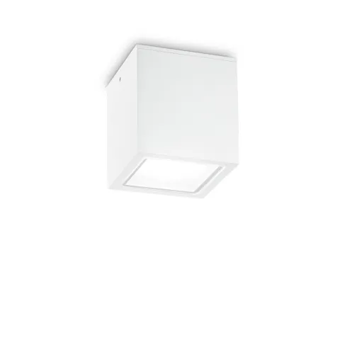 Plafoniera Exterior Ideal Lux Techo Pl1 Big Bianco Gu10, Alb, 251523, Italia
