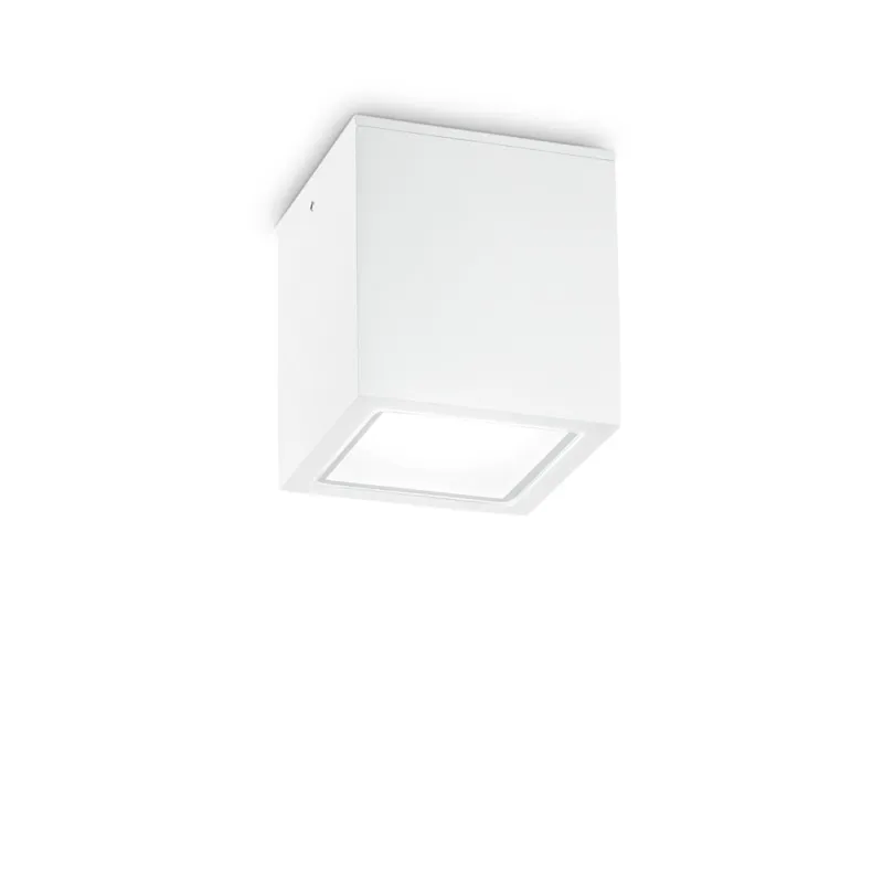 Plafoniera Exterior Ideal Lux Techo Pl1 Big Bianco Gu10, Alb, 251523, Italia