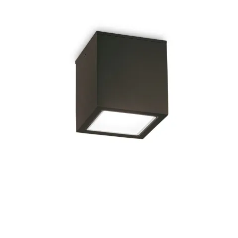 Plafoniera Exterior Ideal Lux Techo Pl1 Big Nero Gu10, Negru, 251530, Italia