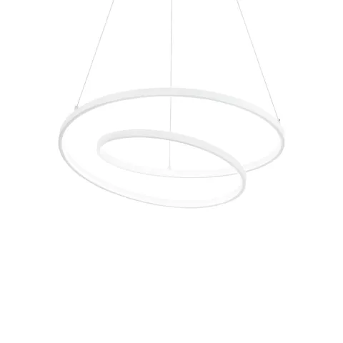 Suspensie Ideal Lux Oz Sp D60 Bianco Led, Alb, 253671, Italia