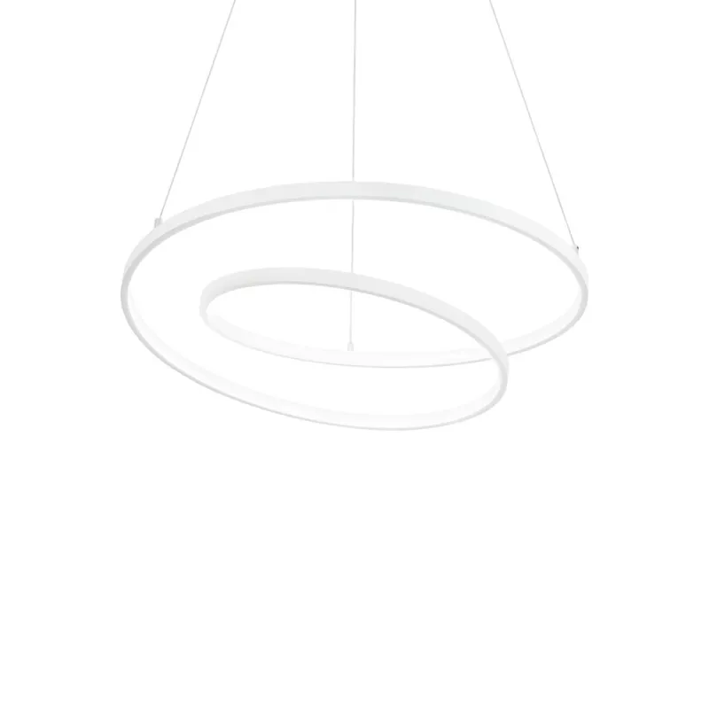 Suspensie Ideal Lux Oz Sp D60 Bianco Led, Alb, 253671, Italia