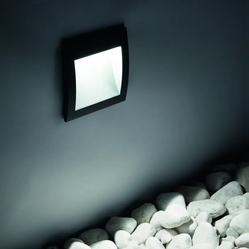 Aplica Scara Ideal Lux Wire Ap Small Antracite Led, Antracit, 255521, Italia