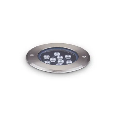 Spot Exterior Ideal Lux Floor D14 Led, Argintiu, 255682, Italia