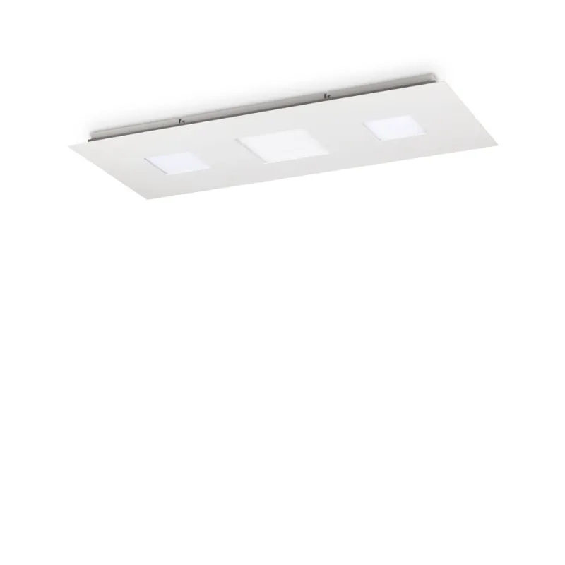 Plafoniera Ideal Lux Relax Pl D090  Led, Alb Mat, 255934, Italia