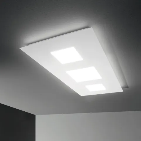 Plafoniera Ideal Lux Relax Pl D110  Led, Alb Mat, 255941, Italia