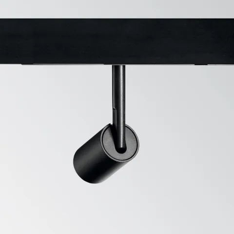 Downlight pe Sina Magnetica Ideal Lux Ego Track Single 03W 3000K Bk Led, Negru, 257617, Italia