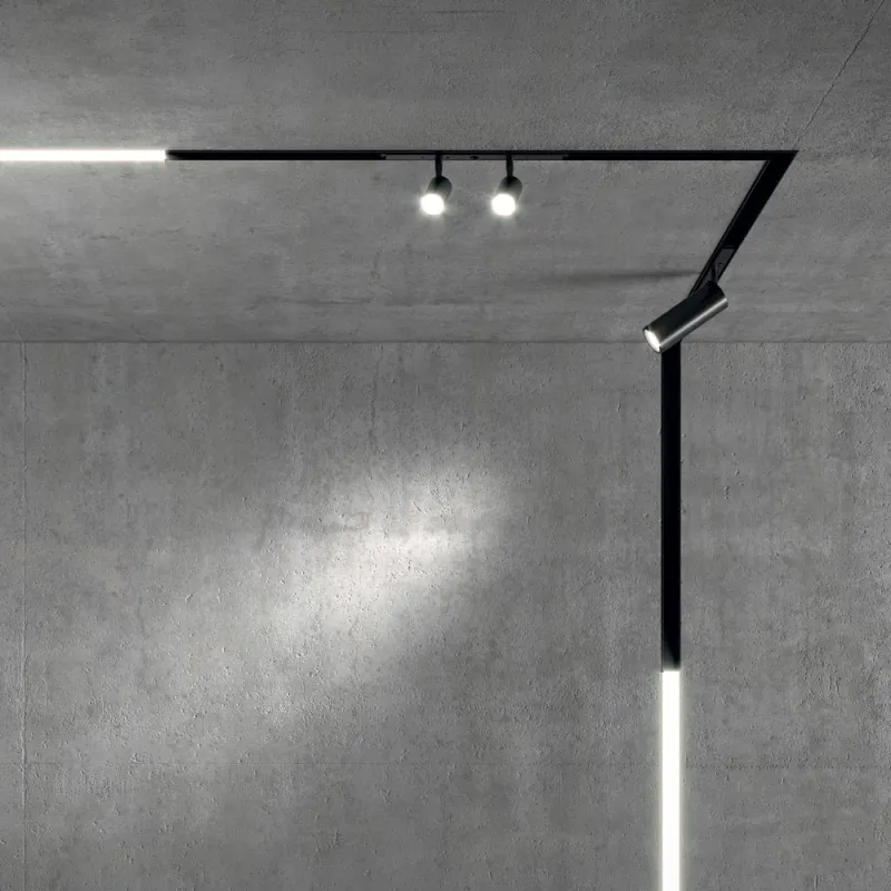 Sina Magnetica Incastrata Ideal Lux Ego Profile Recessed 1000 Mm , Negru, 258171, Italia