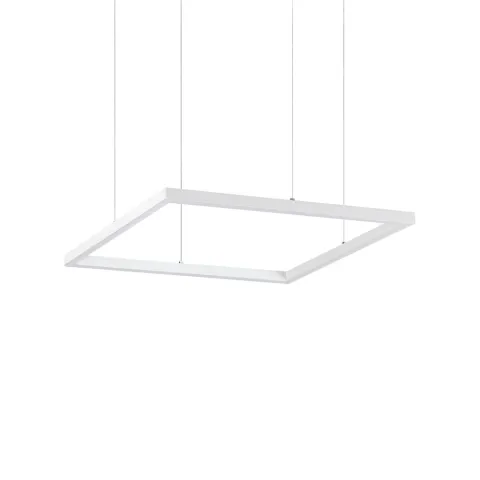 Suspensie Ideal Lux Oracle Slim D50 Square Wh 3000K Led, Alb, 259154, Italia