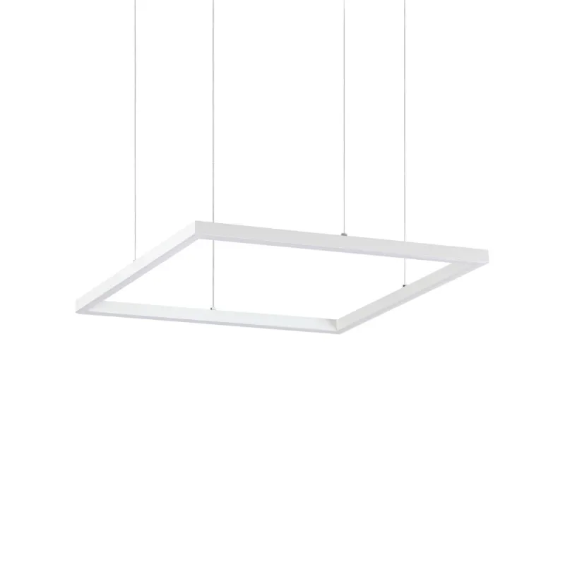 Suspensie Ideal Lux Oracle Slim D50 Square Wh 3000K Led, Alb, 259154, Italia