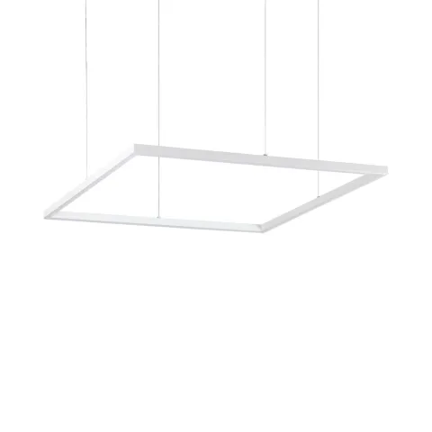 Suspensie Ideal Lux Oracle Slim D70 Square Wh 3000K Led, Alb, 259178, Italia