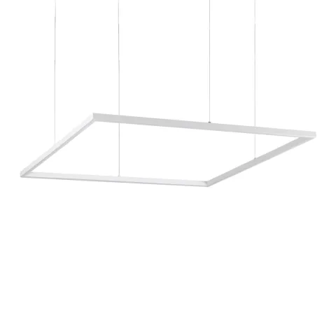 Suspensie Ideal Lux Oracle Slim D90 Square Wh 3000K Led, Alb, 259192, Italia