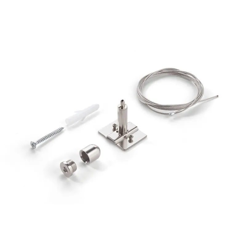 Chit pt Suspendare Ego Kit Pendant Only Steel Cable 2 Mt Bk 259376, Ideal Lux Italia