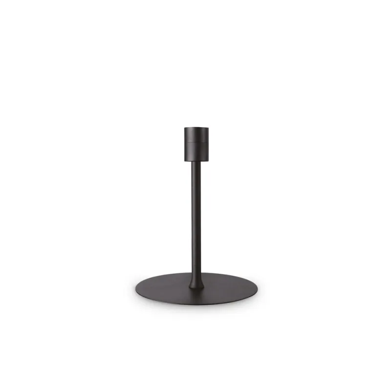 Veioza Ideal Lux Set Up Mtl Small Nero E27, Negru, 259871, Italia