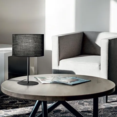 Veioza Ideal Lux Set Up Mtl Big Nero E27, Negru, 259925, Italia