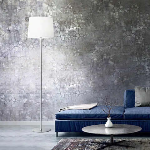 Lampadar Ideal Lux Set Up Mpt Nickel E27, Nichel, 259994, Italia