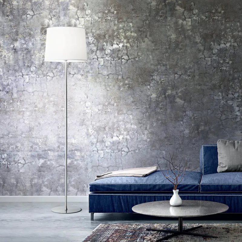 Lampadar Ideal Lux Set Up Mpt Nickel E27, Nichel, 259994, Italia