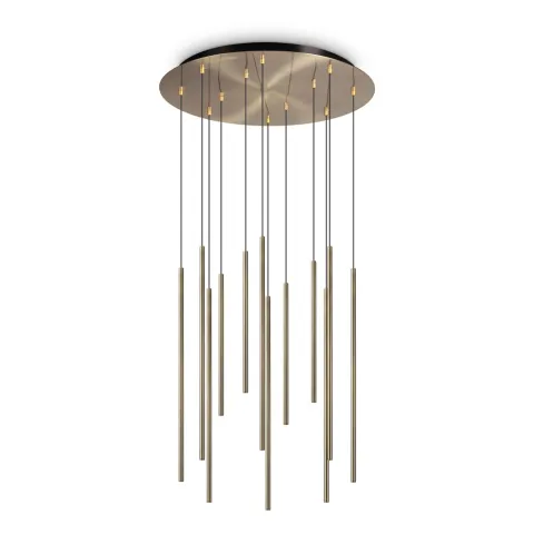 Suspensie Ideal Lux Filo Sp12 Ottone LED, Alama, 263663, Italia