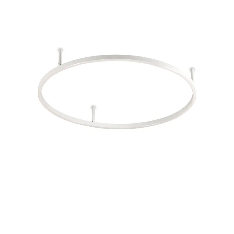 Lustra Plafon Ideal Lux Oracle Slim Pl D070 Round Wh 3000K LED, Alb, 265995, Italia