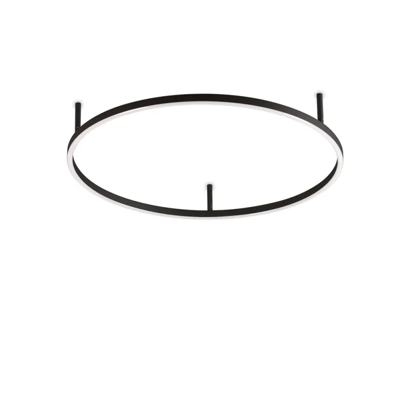 Candelabru Ideal Lux Oracle Slim Pl D070 Round Bk 3000K LED, Negru, 266008, Italia