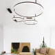 Lustra Plafon Ideal Lux Oracle Slim Pl D090 Round Bk 3000K LED, Negru, 266022, Italia