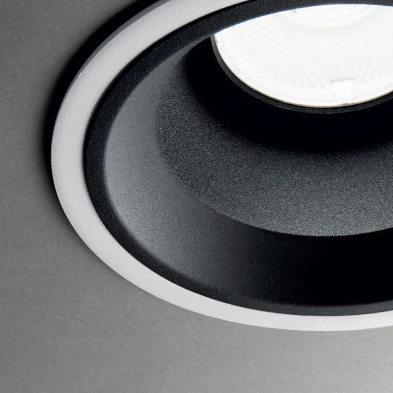 Downlight Incastrat Circular Ideal Lux Off Fi 28W 3000K Wh LED, Alb, 266510, Italia
