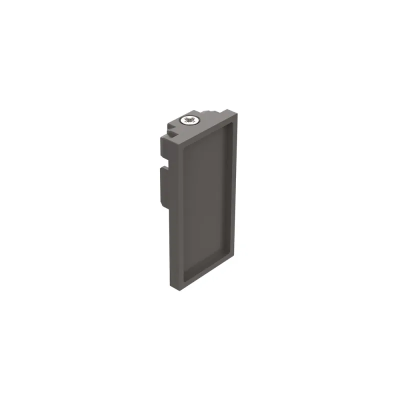 Accesoriu Terminal Sina Ideal Lux Ego End Cap High Senza Foro Bk Negru, 267227, Italia