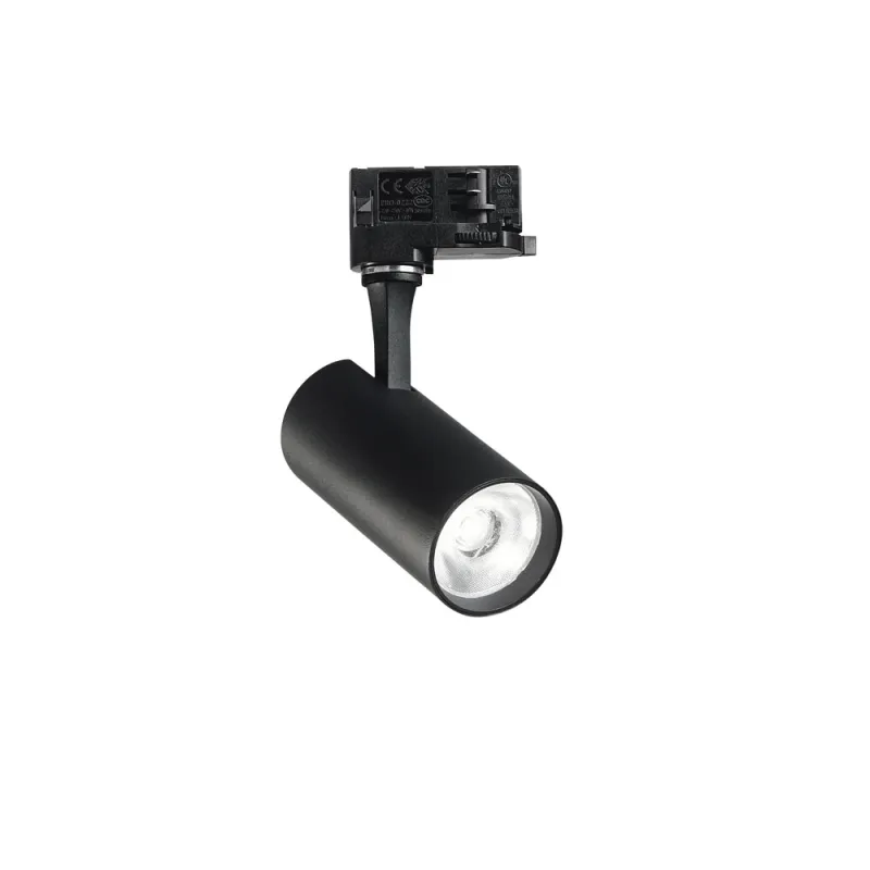 Downlight pe Sina 3 Faze Ideal Lux Fox 15W Cri80 41° 4000K Bk Led, Negru, 267777, Italia