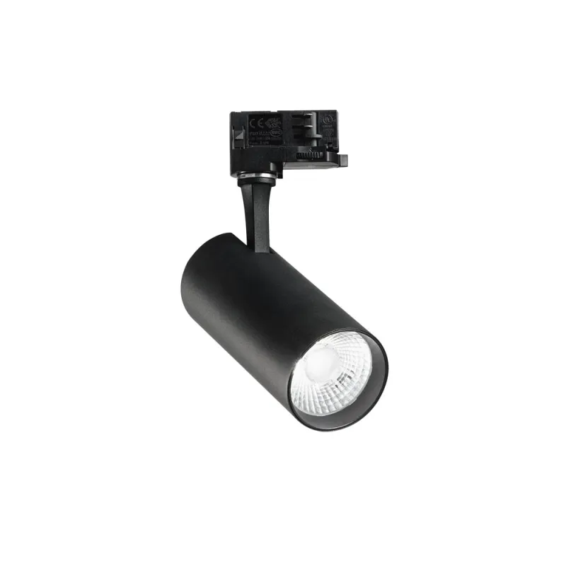 Downlight pe Sina 3 Faze Ideal Lux Fox 25W Cri80 35° 4000K Bk Led, Negru, 267791, Italia