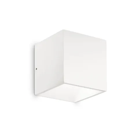 Aplica Exterior Ideal Lux Rubik Ap1 D10 Bianco 3000K Led, Alb, 269313, Italia