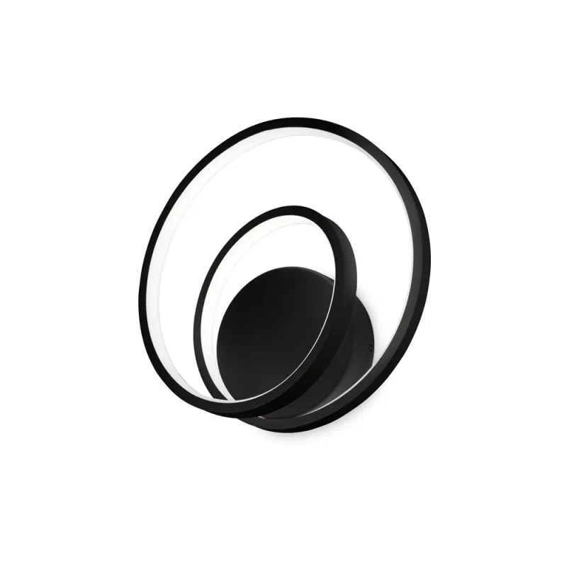 Aplica Ideal Lux Oz Ap Nero Led, Negru, 269399, Italia