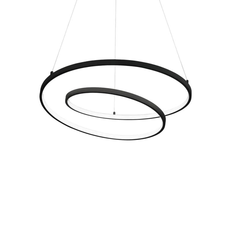 Suspensie Ideal Lux Oz Sp D60 Nero Led, Negru, 269436, Italia