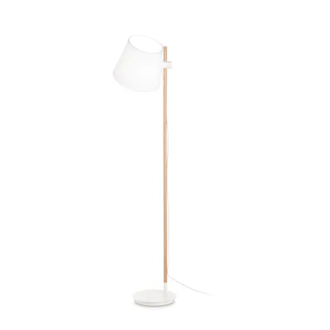 Lampadar Ideal Lux Axel Pt1 Bianco E27, Alb, 272245, Italia