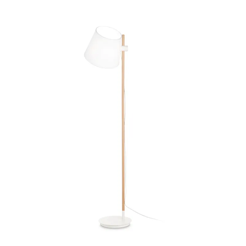 Lampadar Ideal Lux Axel Pt1 Bianco E27, Alb, 272245, Italia