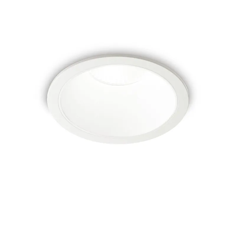 Downlight Incastrat Circular Ideal Lux Game Round 20W 3000K Wh Wh LED, Alb, 273174, Italia