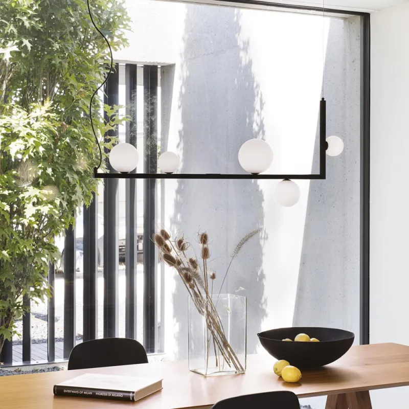 Suspensie Ideal Lux Birds Sp5 G9, Negru, 273648, Italia