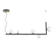 Suspensie Ideal Lux Birds Sp5 G9, Negru, 273648, Italia