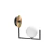 Aplica Ideal Lux Birds Ap1 G9, Negru, 273655, Italia