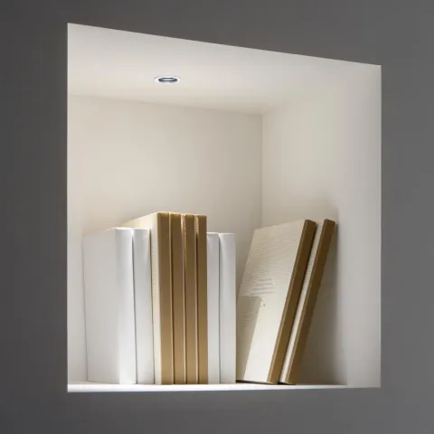 Downlight Incastrat Circular Ideal Lux One 3W D3,6 LED, Negru, 274782, Italia