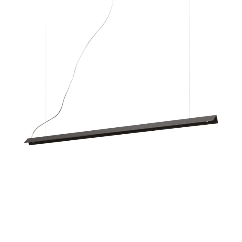 Profil Banda Led Ideal Lux V-Line Sp Nero LED, Negru, 275376, Italia