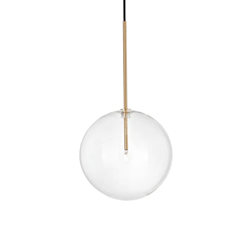 Pendul Equinoxe Sp1 D25 Ottone G4, Auriu, 277394, Ideal Lux Italia